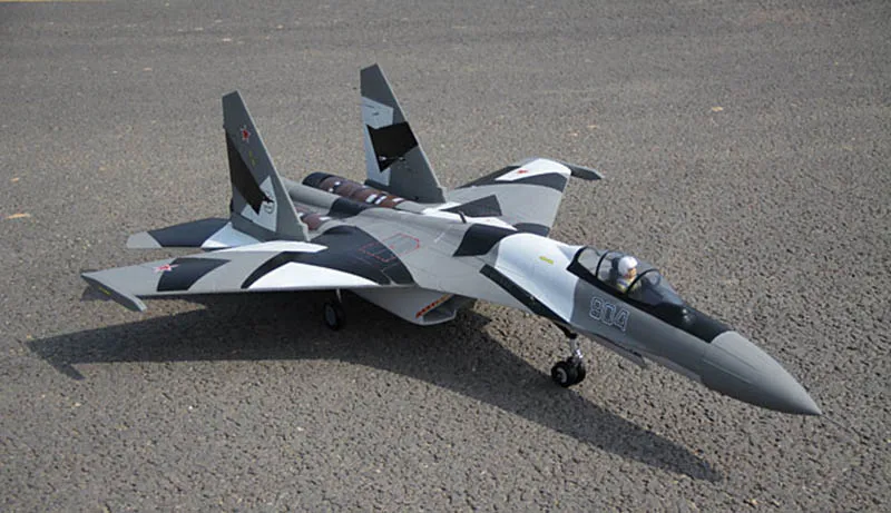 Двойной 70 мм ducted SU35 советский Электрический радиоуправляемый самолет с
