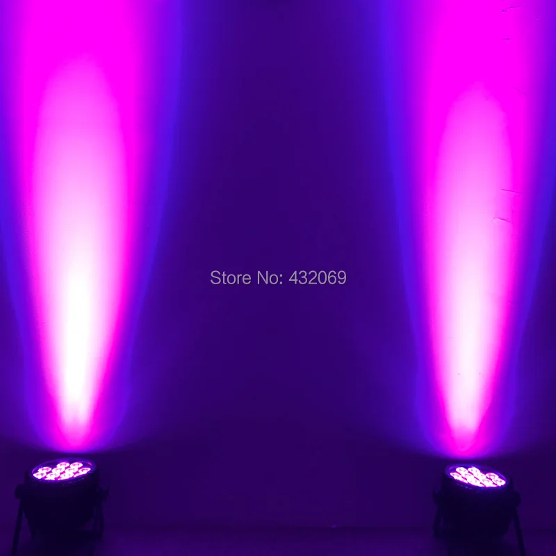 Уличные светодиодные светильники ночного клуба 64 батареи 12x12 Вт dmx uplighting