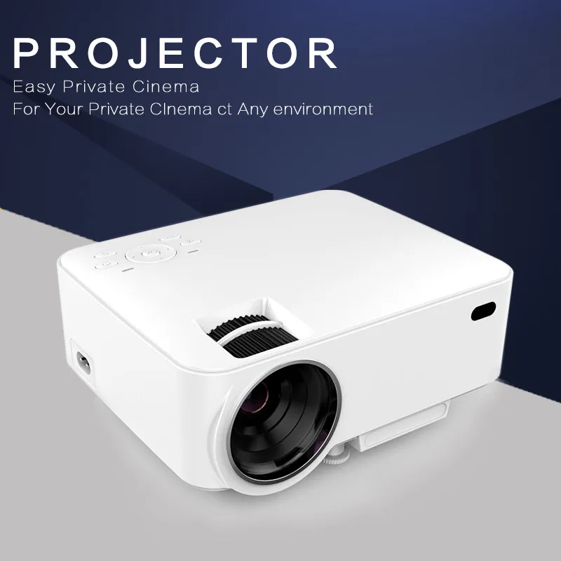 Портативный Мини СВЕТОДИОДНЫЙ ЖК-Проектор для HomeTheater Игра Проектор Поддержка