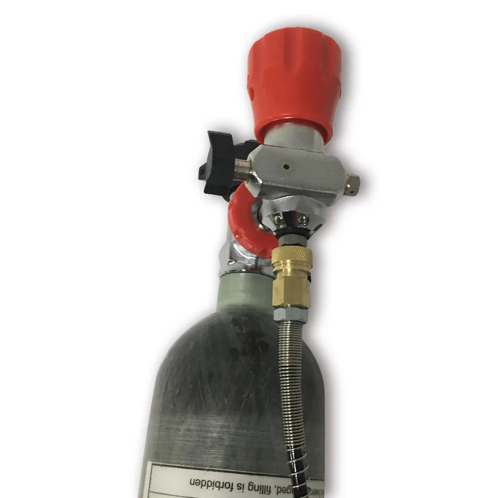 AC102301 2L 4500PSI углеродного волокна цилиндра с клапаном и АЗС дыхание воздушный