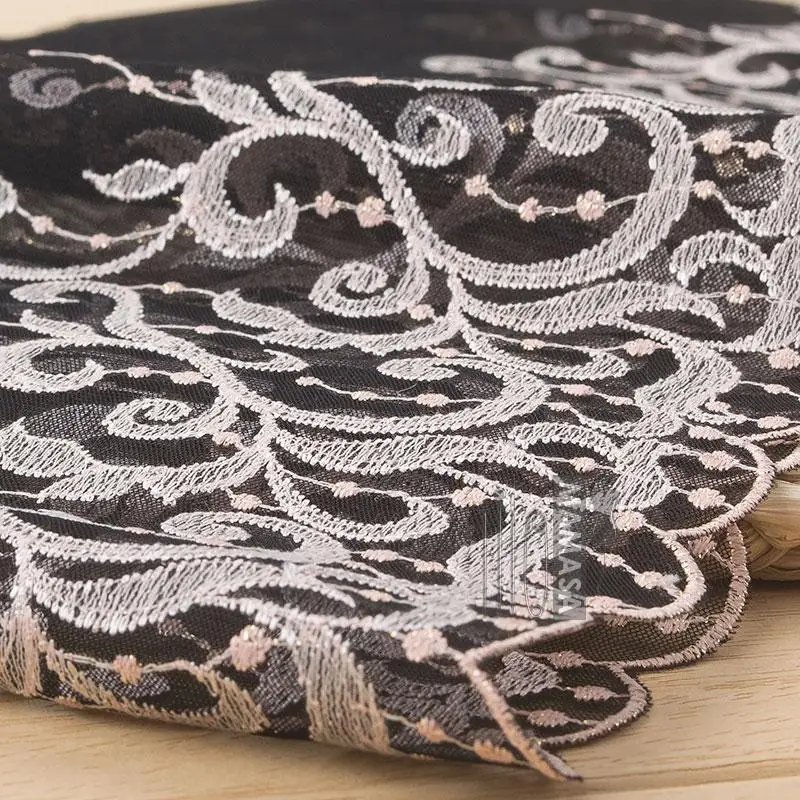 2018 горячая Распродажа Черный вышивать линии 23 см в национальном стиле кружевное