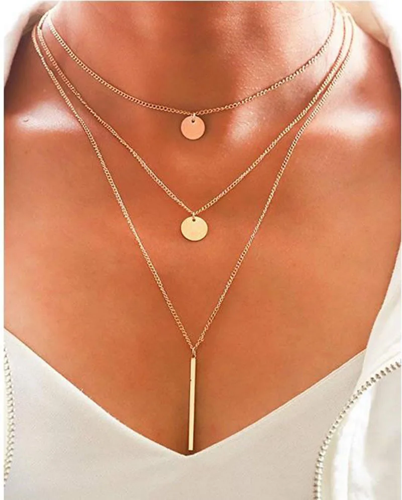 2019 Nacklace Women Seashell Necklace For Bohemian Gold&ampSilver Jewelry Necklaces Pendants Shell Choker New |