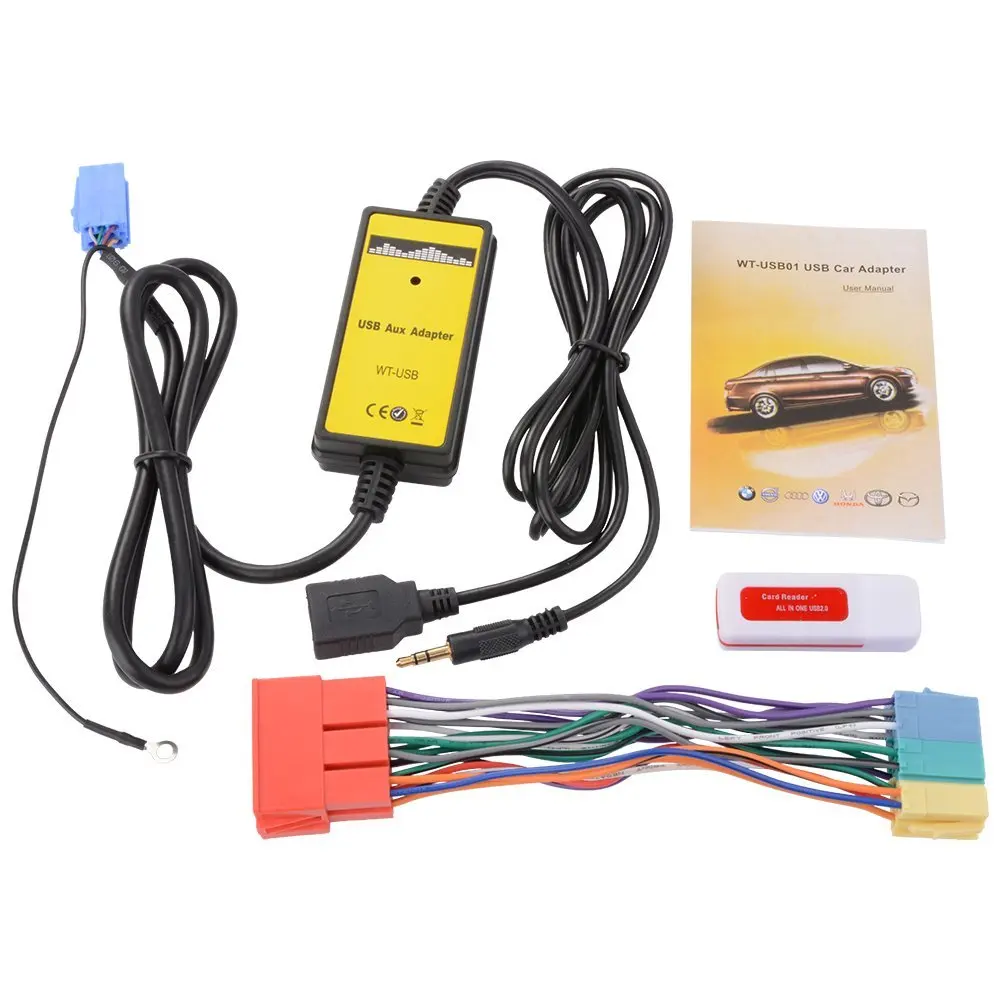 Автомобильный аудио MP3 MP4 плеер интерфейс USB AUX адаптер кабель для Audi A4 S4 A6 S6 Ac471 |