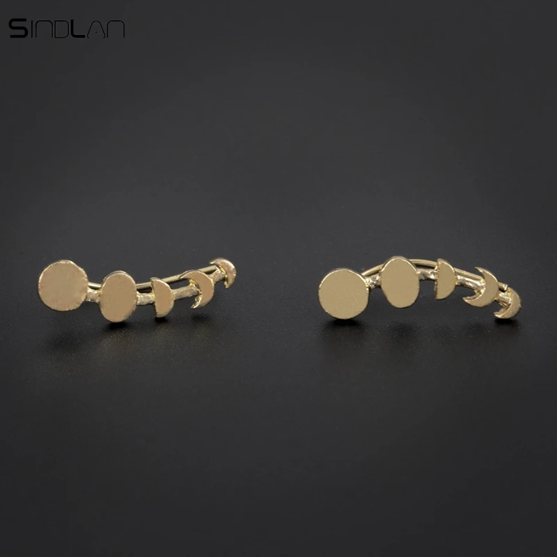 Новые Модные Простые ювелирные изделия золотые и серебряные металлические