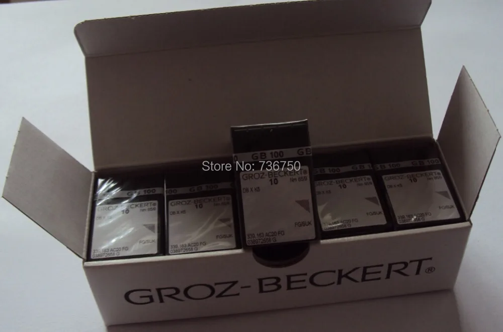 100% оригинальная игла для вышивания Groz Beckert DBXK5 Nm 65/9 60/8 Tajima Barudan SWF ZSK Китай запчасти