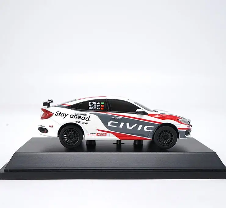 Оригинальная гоночная модель из сплава 1:43 высокая имитация Honda Civic металлические
