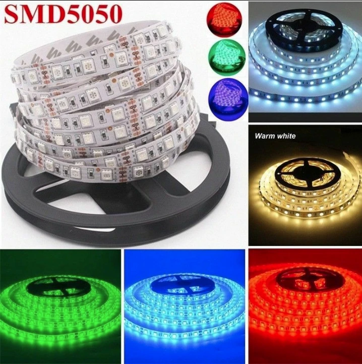 LED Stripe RGB Bar 5050 SMD Band Lights Light Lamp Fairy 1-5M Lighting household products | Освещение