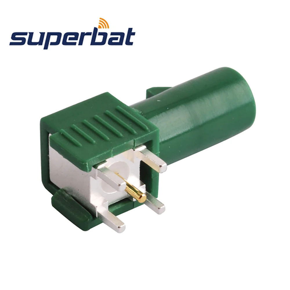 Радиочастотный разъем Superbat 10 шт. штекер Fakra мужское крепление PCB прямоугольный
