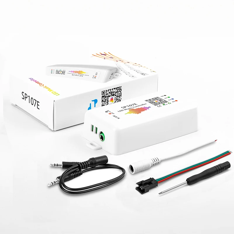 DC5V 24V SP105E SP107E SP110E Bluetooth музыкальный светодиодный контроллер WS2811 WS2812B SK6812 RGB/RGBW APA102