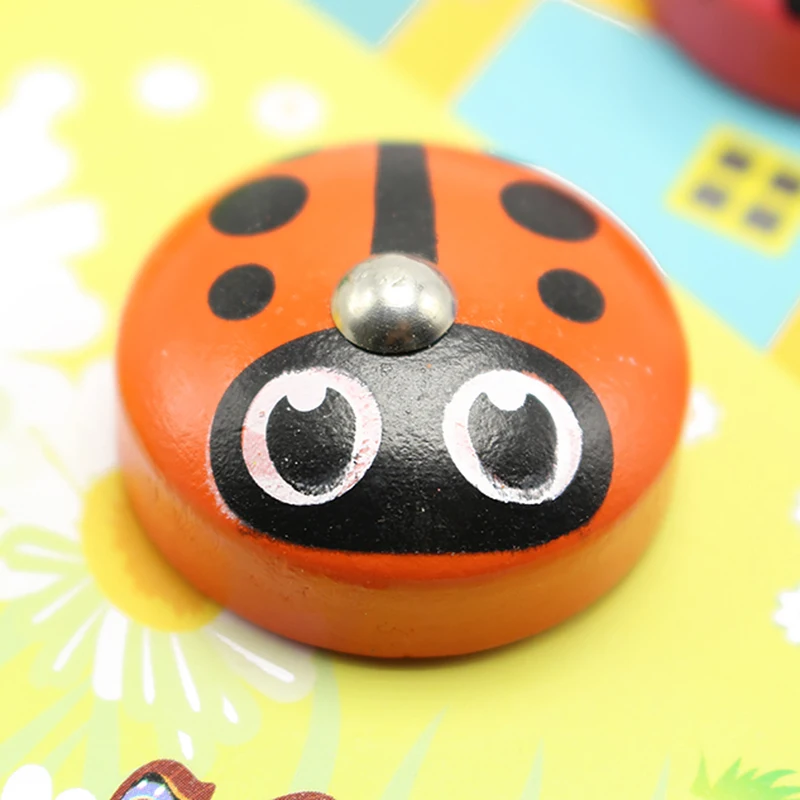 Детские деревянные магнитные рыболовные игры 3D рыбалка игрушка-жук детские