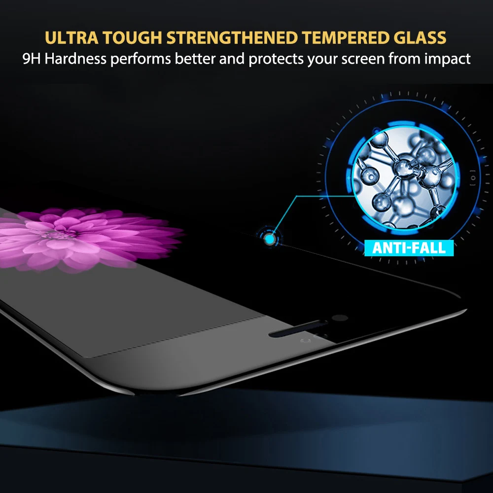 5D полный корпус для Apple iPhone пленка экрана протектор X закаленное Полное покрытие 8