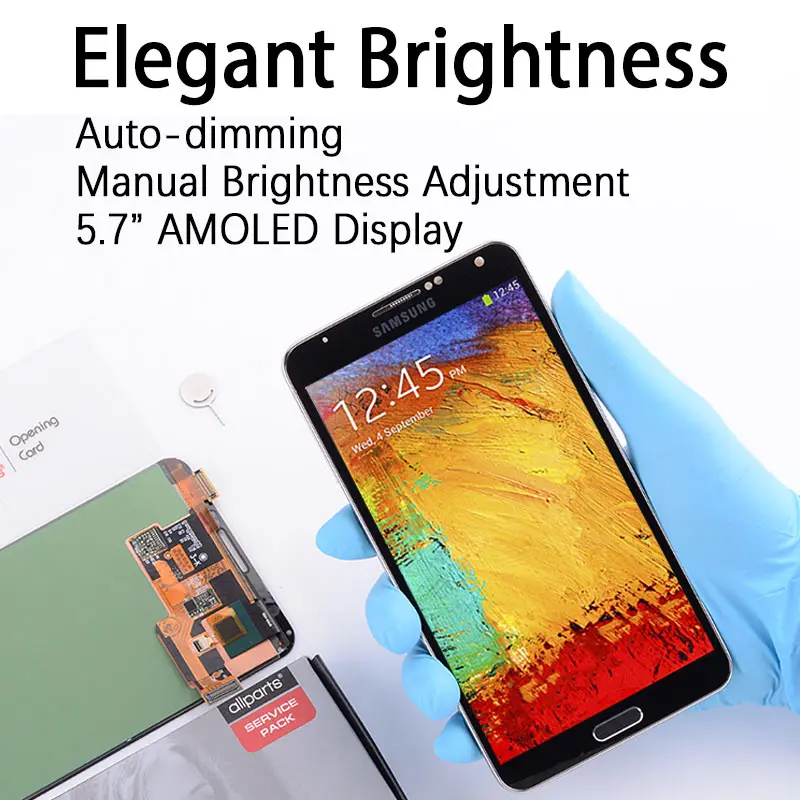 ЖК дисплей для SAMSUNG Galaxy Note 3 Дисплей Сенсорный экран с рамкой N9002 N9006 N9000 N900A Note3