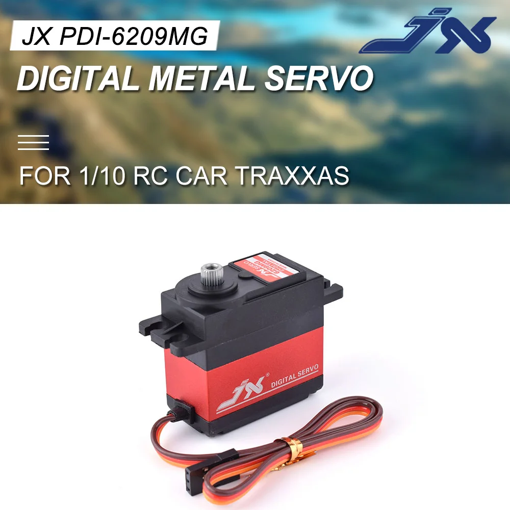 Новый JX PDI 6209MG 4 8 В 6 в 0. 13 сек/60 9 35 кг Цифровой Металлический сервопривод