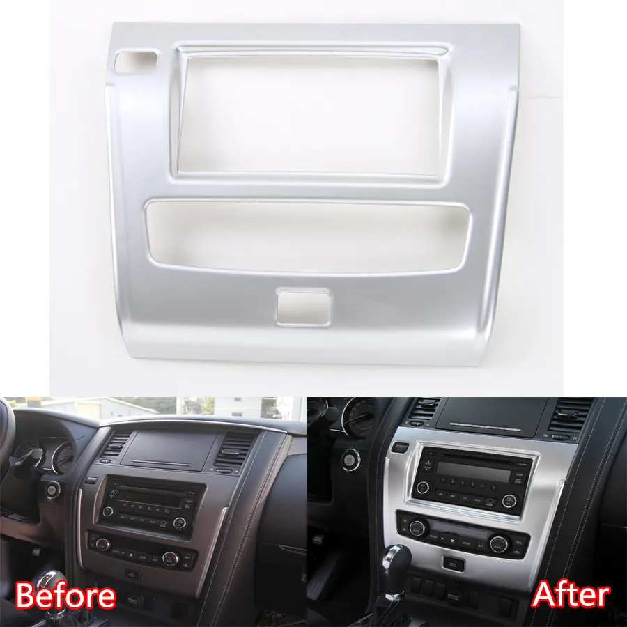 Автомобильная интерьерная консоль навигация GPS рамка отделка Стайлинг ободок