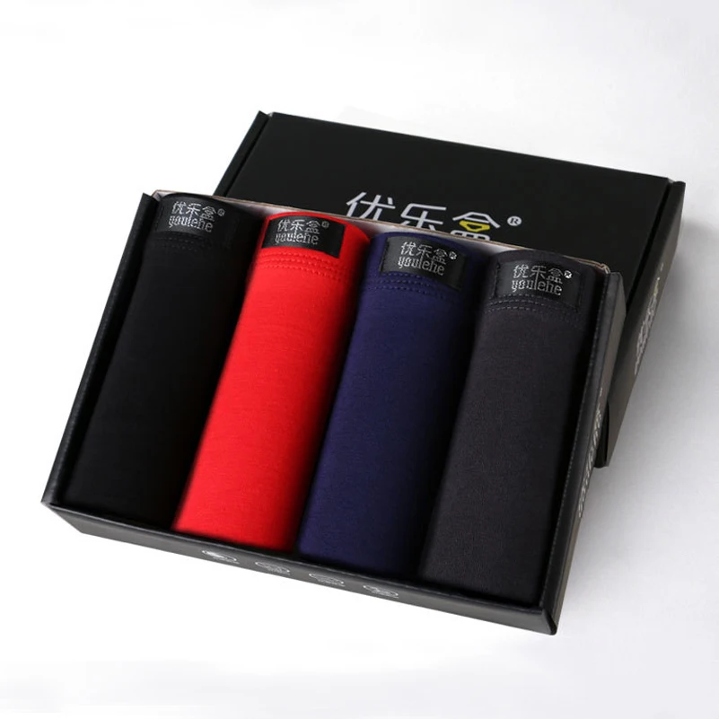 Brand Underwear Men Boxer Shorts Fashion Breathable Modal U Convex Crotch Boxers Homme Sexy Tide Camou Print Cueca (NOT BOX X292 | Мужская