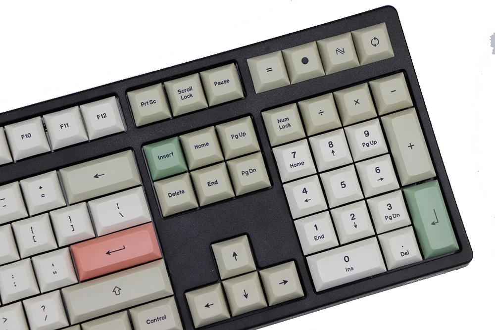 PBT DSA 9009 Keycap набор окрашенных ключей