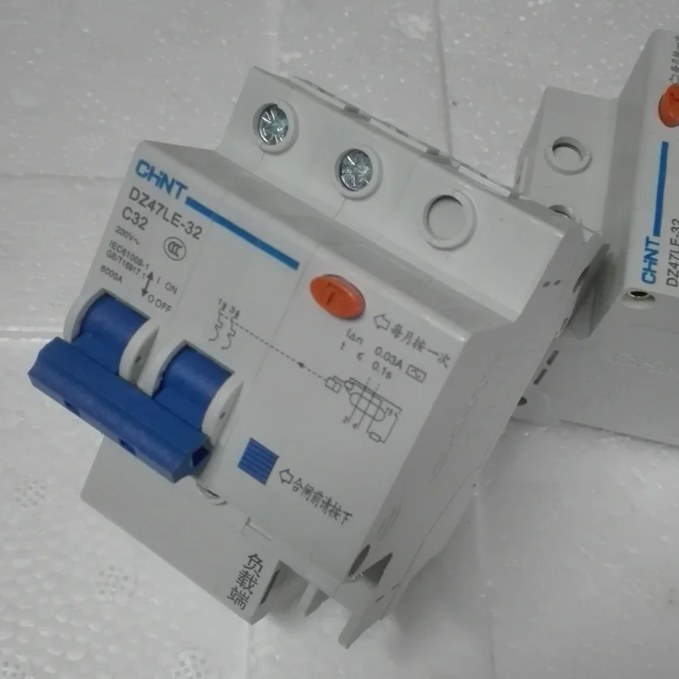 Earth Leakage Protection Circuit Breaker DZ47LE-32 2P 32A | Инструменты