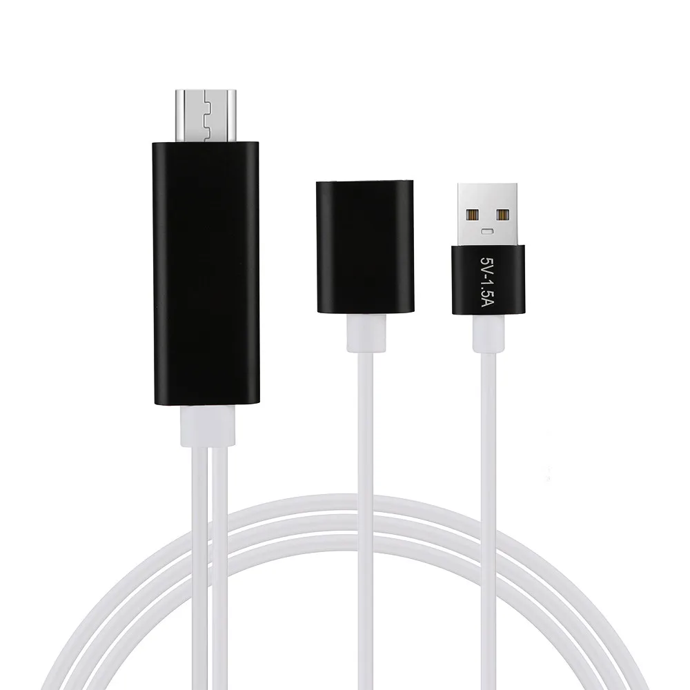 Высококачественный HDMI Кабель адаптер USB 3 0 2 в 1 к 4K HD 1080P цифровой HDTV AV ТВ кабель