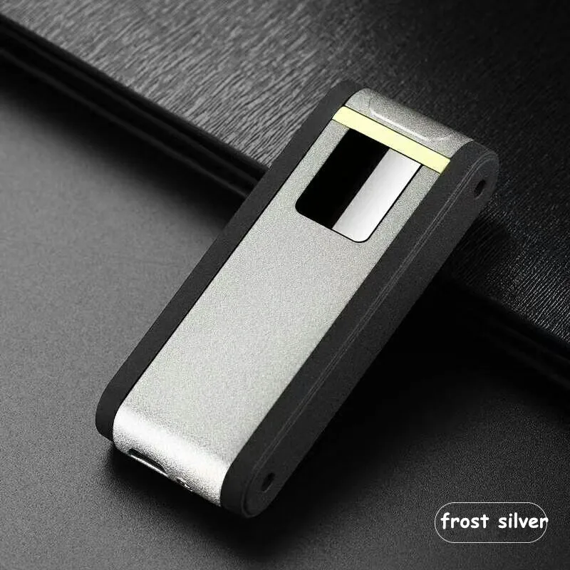 USB Зажигалка сенсорный выключатель питания дисплей умная плазменная двойная