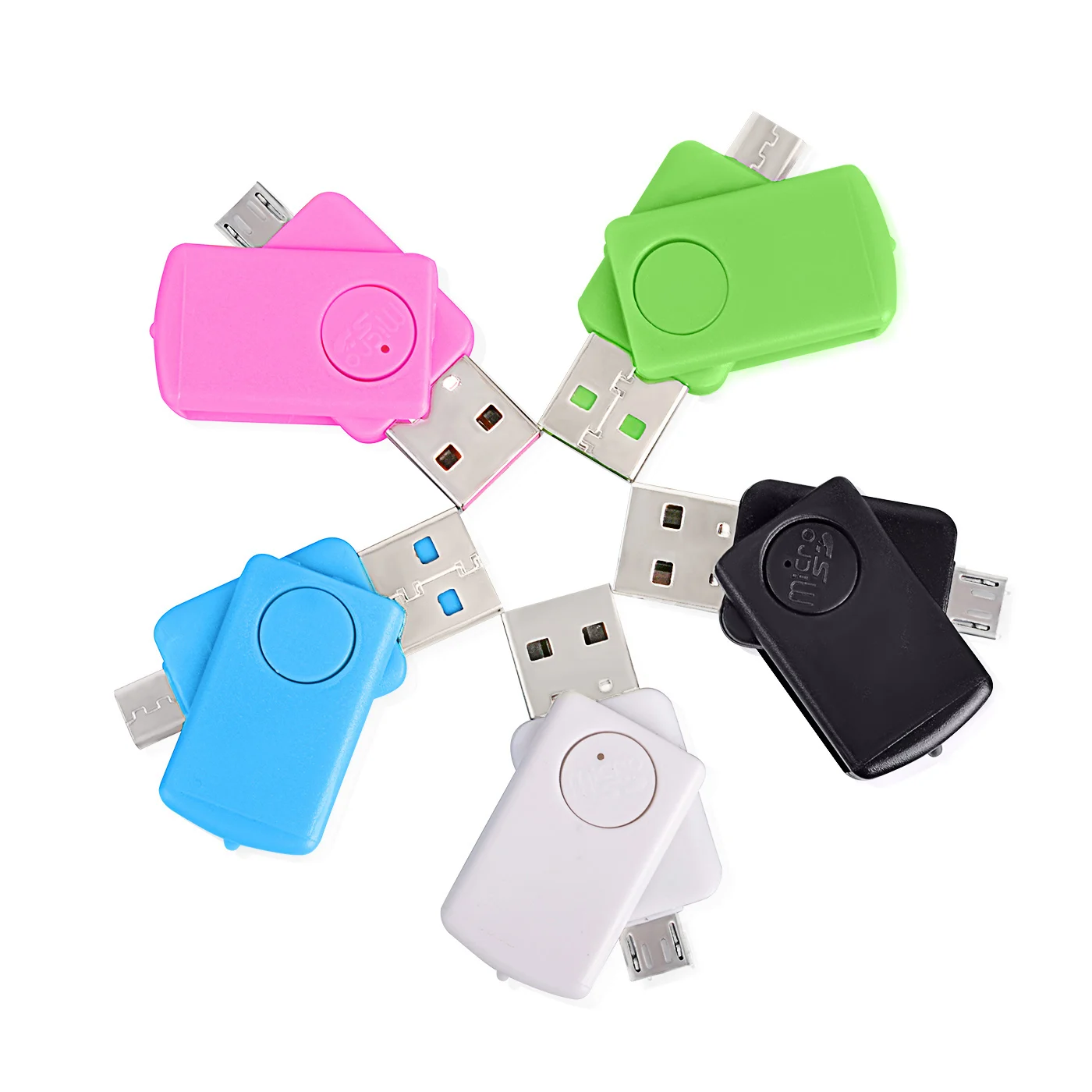 EASYIDEA OTG Smart Card Reader +USB 2.0/Micro USB Support 64G TF/Micro SD Memory Mini Adapter | Компьютеры и офис