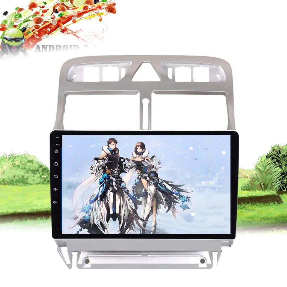 Android 10 0 автомобильный DVD плеер GPS навигация Мультимедиа для peugeot 307 радио 2002 2013 Sim 4G