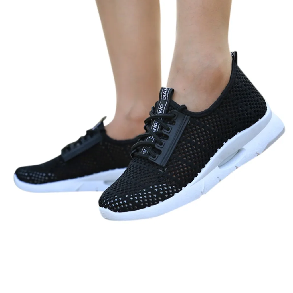 Женские сетчатые дышащие кроссовки Повседневная Вулканизированная обувь