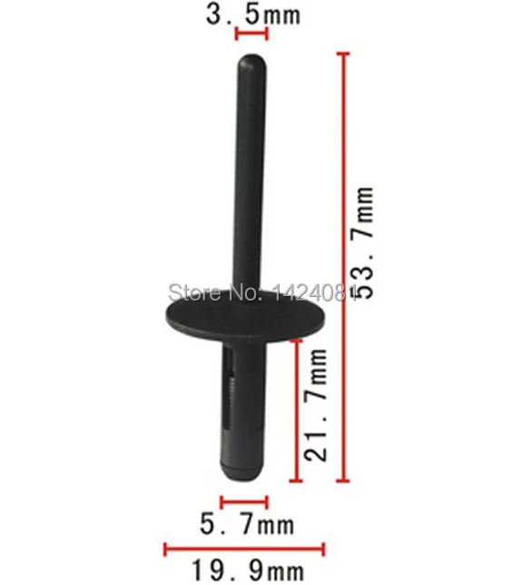 

500x OEM качество автоматическое пластиковое Крепление зажим слепые заклепки для BMW 51 71-7-002-953-2 517170029532