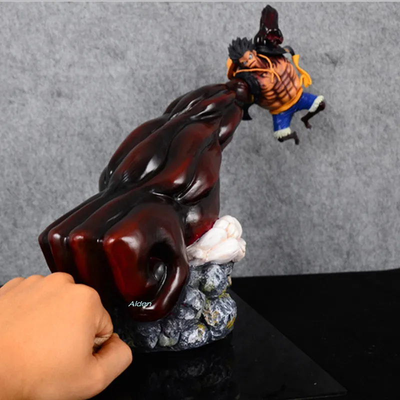 

14" ONE PIECE Statue The Straw Hat Pirates Bust Hat Boy Full-Length Portrait Gear Fourth Luffy GK Action Figure BOX 36CM B654