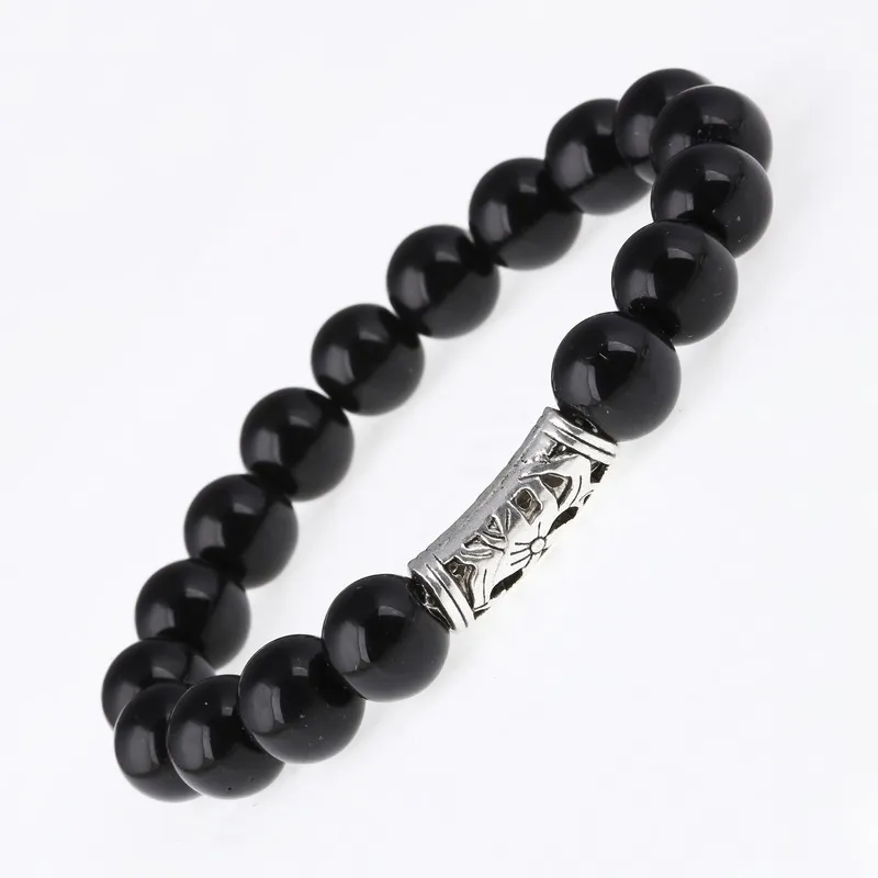 8 мм для женщин и мужчин детские браслеты из полимерных бусин Подвески с