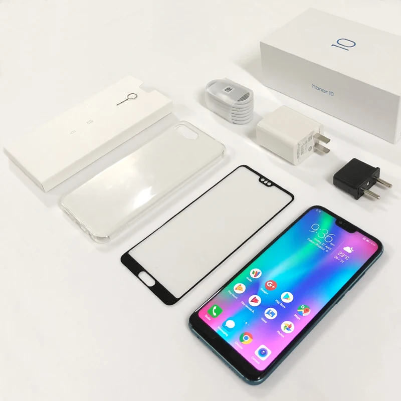 Honor 10 смартфон 4 Гб 128 ГБ NFC мобильный телефон изогнутое стекло Android 8 1 OctaCore 5