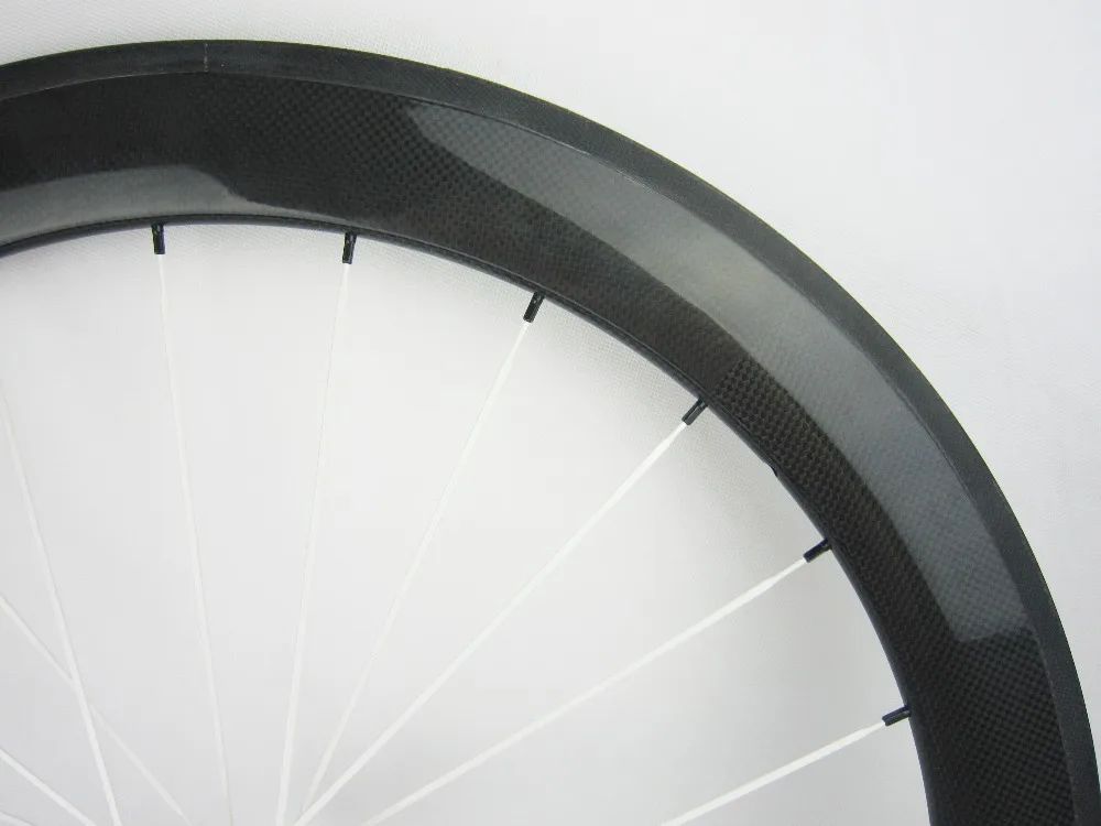 Полностью углеродное шоссейное Велосипедное заднее колесо 50 мм Cincher волокно 700C 20