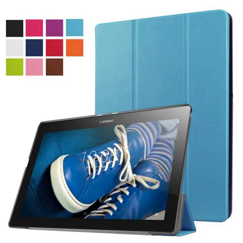 Ультратонкий чехол подставка для Lenovo tab 10 TB X103F TAB3 Plus Tab 3 деловой планшета + пленка