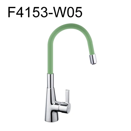 F4153W05 Frap Новое поступление 7 цвет силикагель нос любой направление вращения Кухня кран для горячей и холодной воды, смеситель для кухни Torneira Cozinha F4153 - Цвет: F4153W05