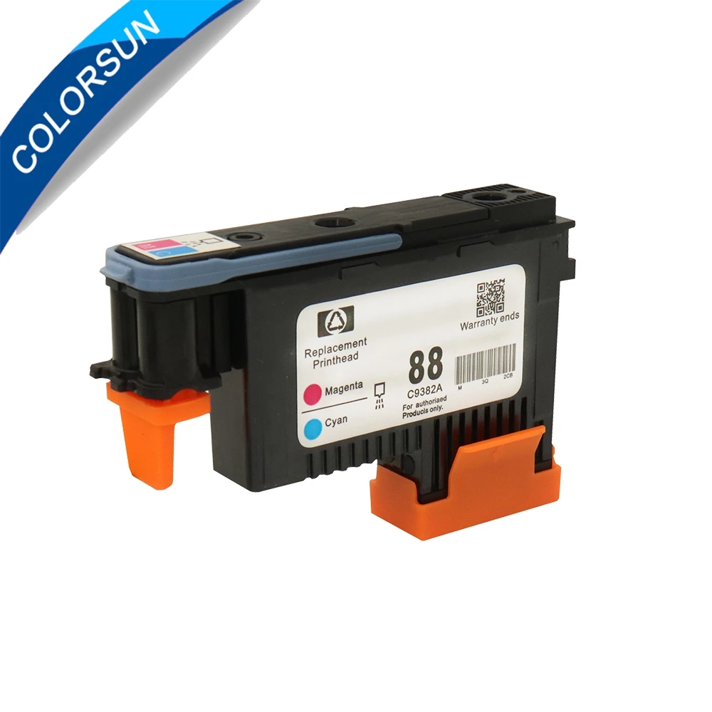 Печатающая головка Colorsun 88 для HP совместимая с Officejet Pro K8600 8600 Printer C9381A C9382A|c9381a