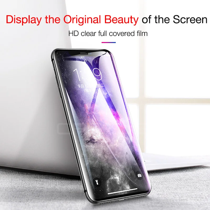 CAFELE Защита экрана для iPhone X Xr Xs Max закаленное стекло полное покрытие защитное стекло пленка для iPhone X Xr Xs