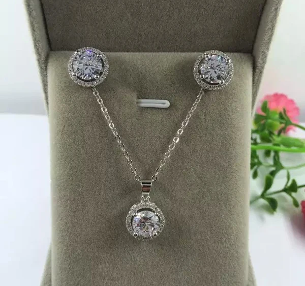 Цепочка из серебра 925 пробы с фианитами | Украшения и аксессуары