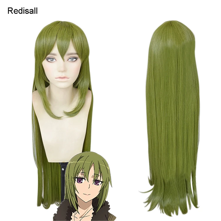 Fate Apocrypha косплей парик Rikudo Reika зеленый длинный прямой FGO убийца синтетические