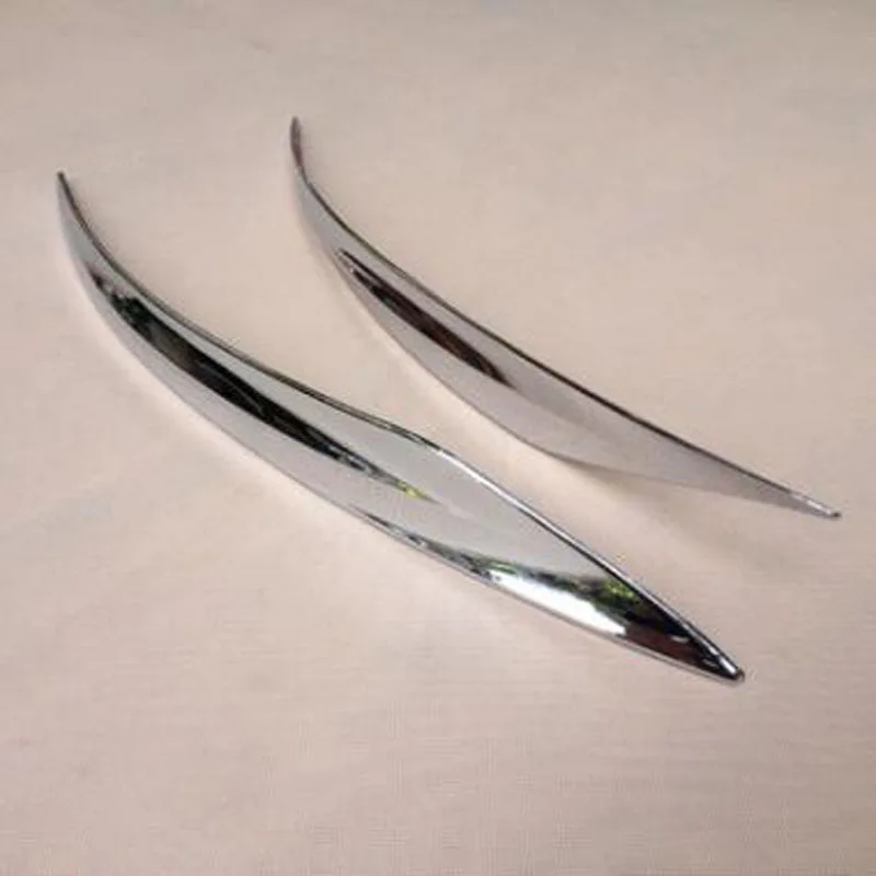 

For Mazda 3 Axela 2PCS High Quality ABS Chrome Car Rear Bumper Protection Strip Cover Trim Car Styling Accessories