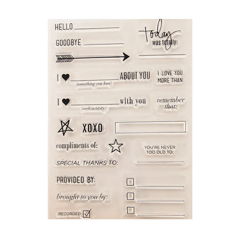 Новинка 2018 прозрачный силиконовый штамп для скрапбукинга сделай сам | Дом и сад