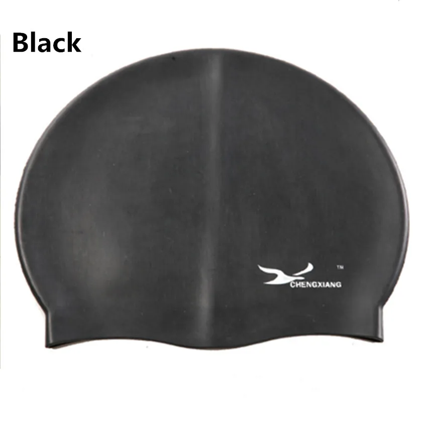 

Swimming Caps Women Silicone Hat Waterproof Protection Ears Swim Pool for Long Hair Sports Free Size 3D Elastic Men Adult 1 Pc
