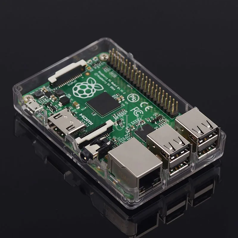 Raspberry Pi 3 Model B +(plus) ABS чехол прозрачный корпус корпуса для 3/2 | Компьютеры и офис