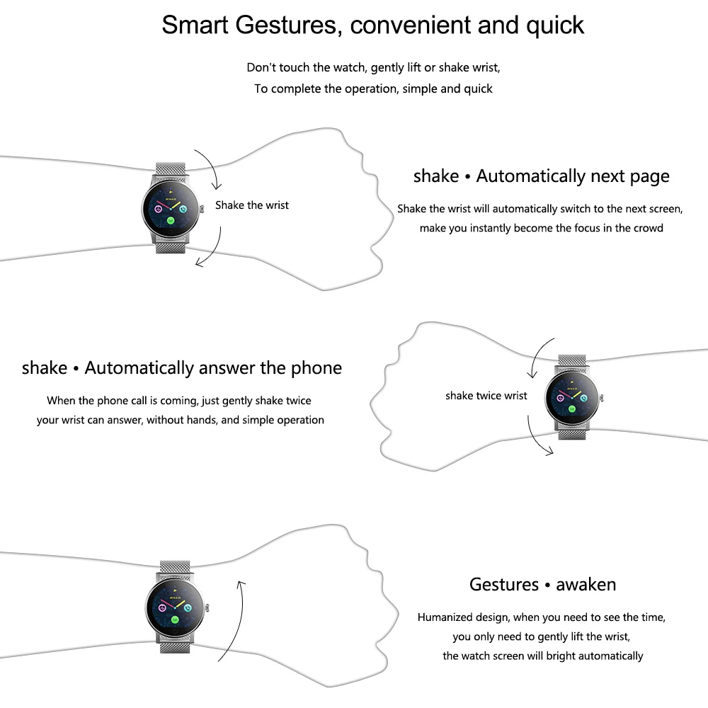 YINGTAI Смарт-часы Водонепроницаемый Фитнес трекер монитор сердечного ритма Smartwatch