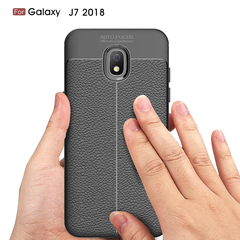 Чехол из углеродного волокна для Samsung GALAXY J3 2018 J4 J6 J7 Чехлы Европейская версия