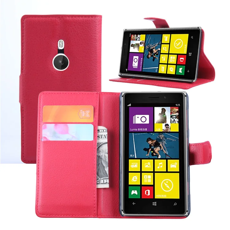 Роскошный чехол из искусственной кожи для Nokia Lumia 925 ретро откидной Чехол кошелек