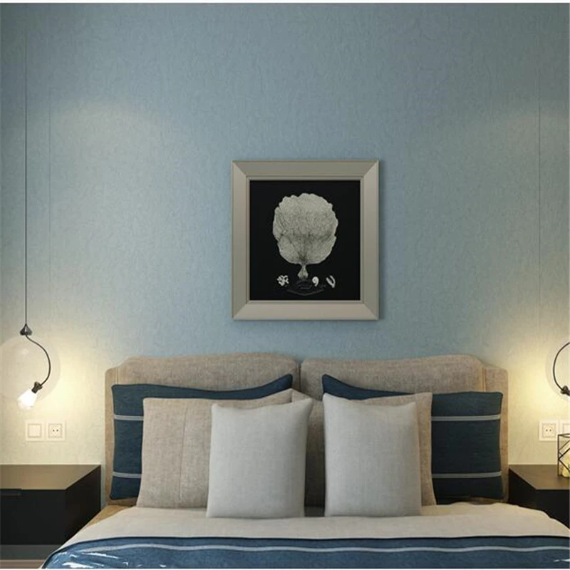 Обои из нетканых материалов для спальни теплые обои гостиной 3d шелк простые