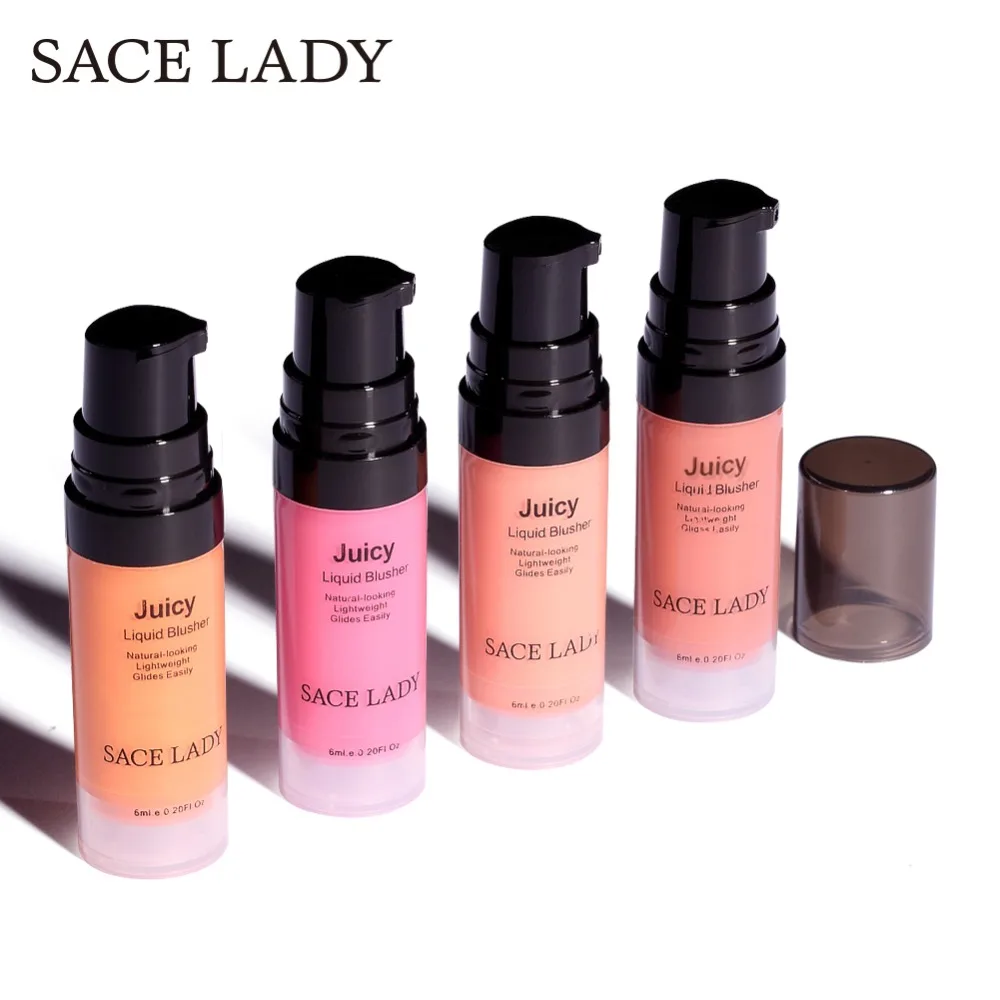 SACE LADY макияж Жидкие Румяна профессиональный розовый цвет румяна длится долго 4
