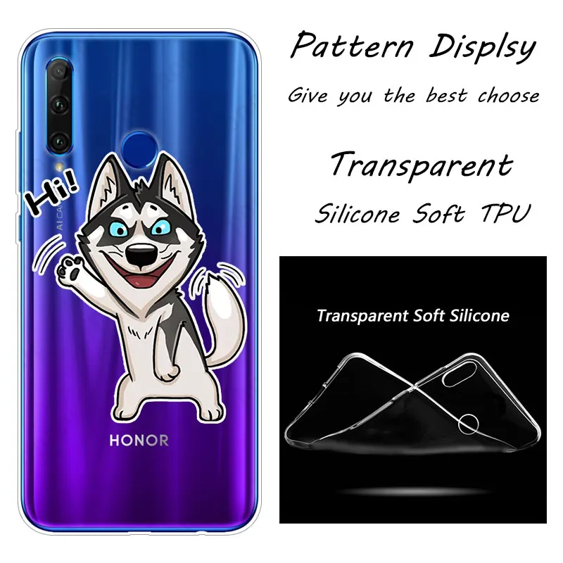 Модный мягкий силиконовый чехол для телефона huawei Honor 20 20i 10 9 8 Lite 8X 8C 8A 8S 7S 7A Pro View 20