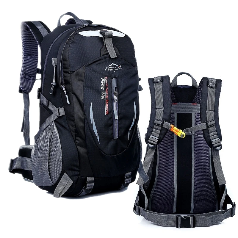 Мужской нейлоновый черный рюкзак водонепроницаемый прочный мужской 2018 поясной