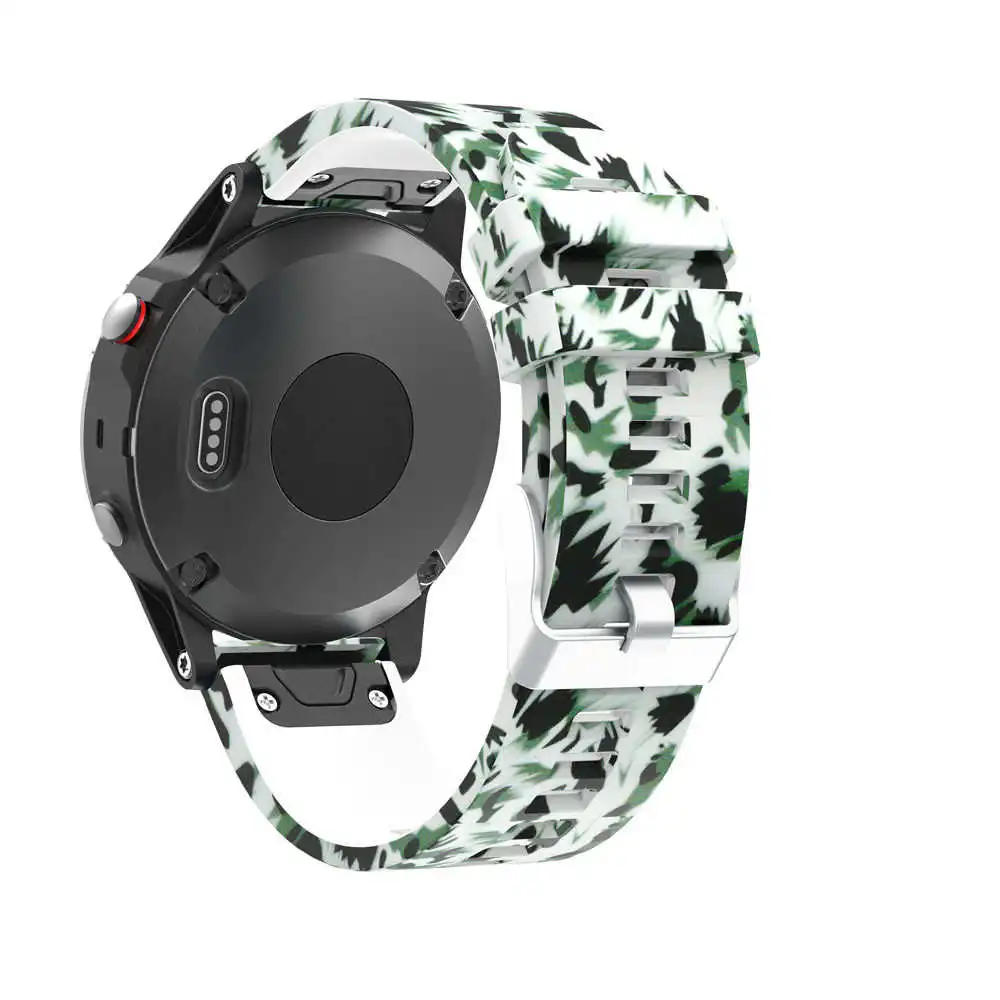 Сменный силиконовый ремешок для умных часов быстрая установка мягкий Garmin Fenix 5 GPS
