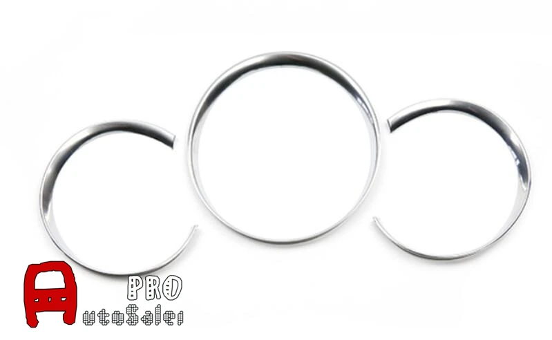 

ABS Interior Console Dashboard Meter Gauge Ring Cover Trim 3pcs for Porsche Macan 2014-2016